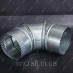 Отвод для круглого воздуховода 90 градусов