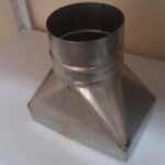 Переходник с квадрата на круг нержавейка