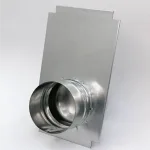 Шибер круглый оцинкованный