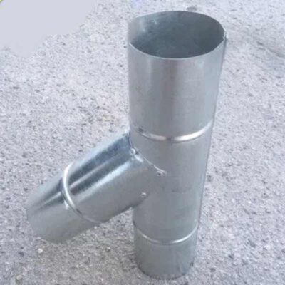 Тройник из оцинковки 45