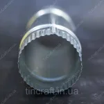 Труба для дымохода оцинковка длиной 1.25 м