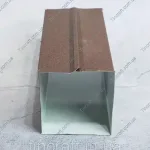 Водосточная труба прямоугольная металлическая