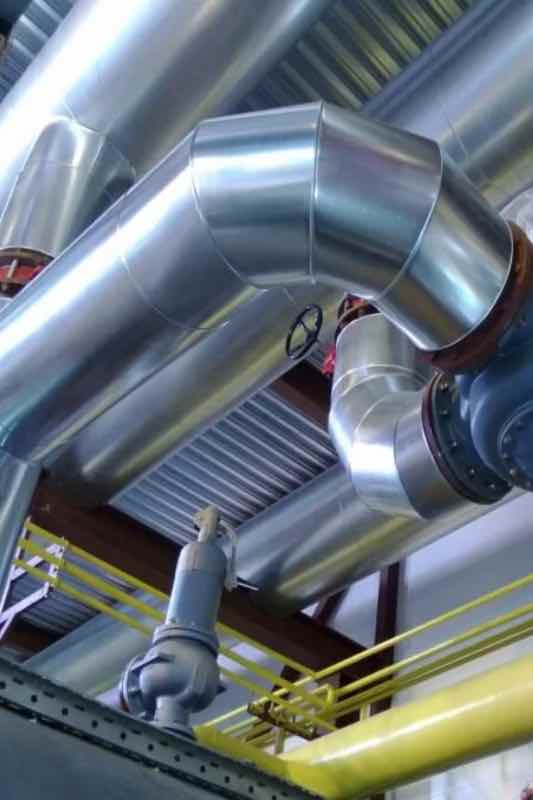 Кожух металлической для теплотрассы