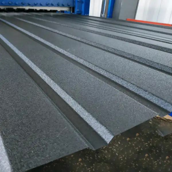 Черный матовый профнастил