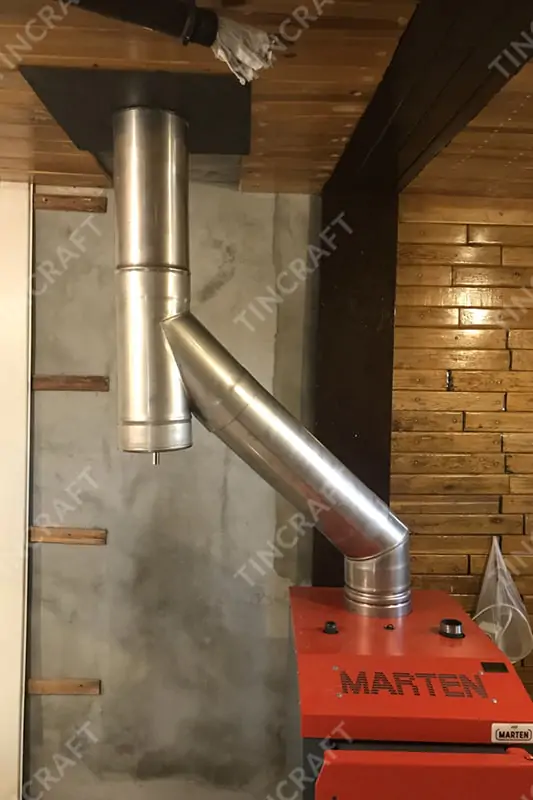 Дымоход для котла из нержавейки
