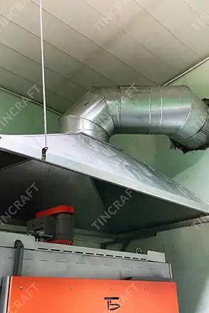 Зонт вентиляционный оцинкованный прямоугольный