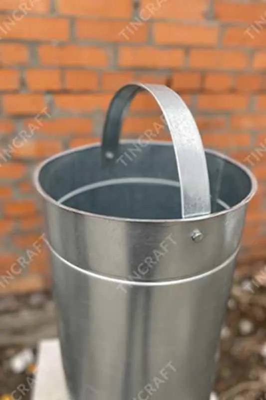 Вкладыш для урны круглый с ручкой